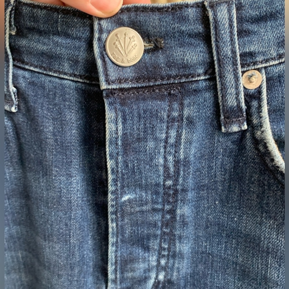 rag & bone maya high-rise ankle slim jeans size 29 - Picture 9 of 11